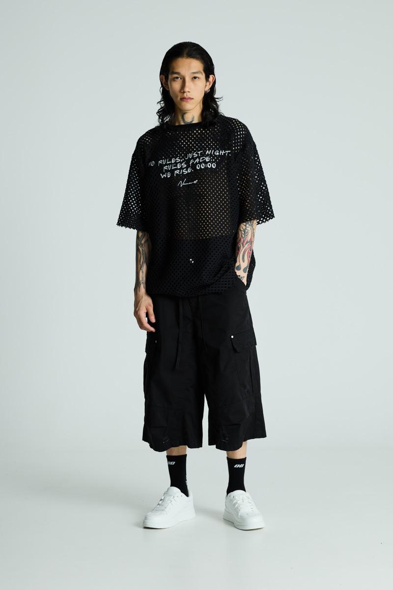 deep black baggy