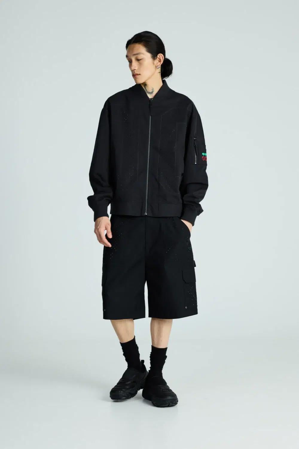 rhinestone bomber 